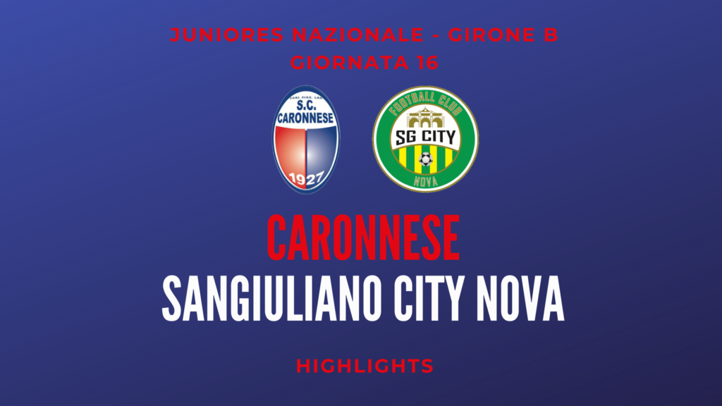 Caronnese-City Nova Juniores